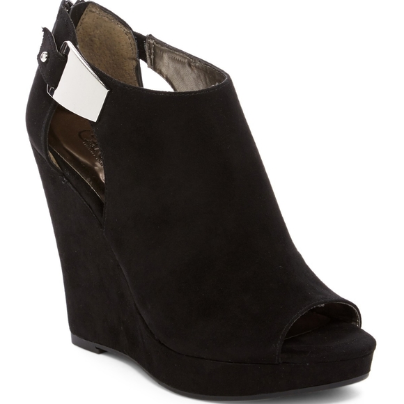 Carlos Santana Shoes - New Carlos Santana Manchester peep toe wedges